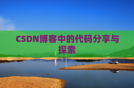 CSDN博客中的代码分享与探索